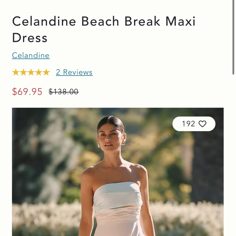 Anthropologie Celandine Beach Break Maxi Dress